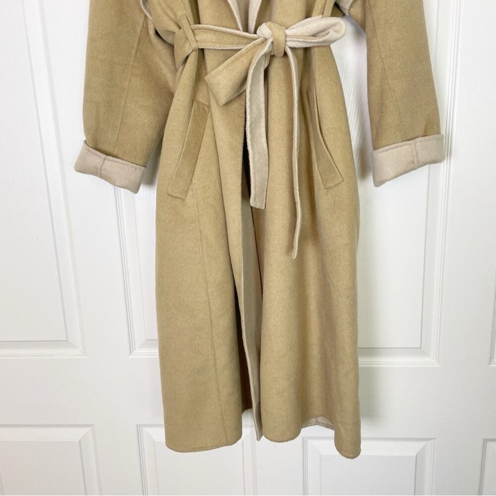 J.Crew Harriet Double Faced Wool Trench Coat Khaki Honey NWT Sz 3X - Picture 4 of 10